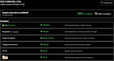 Site verificado e verdadeiro:dsssapp.com.br